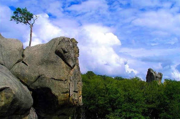 Image - The Dovbush rock near Yaremche.